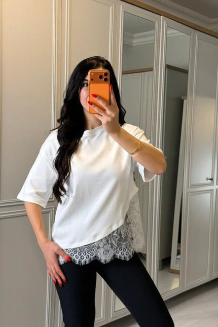 Tricou White Romance