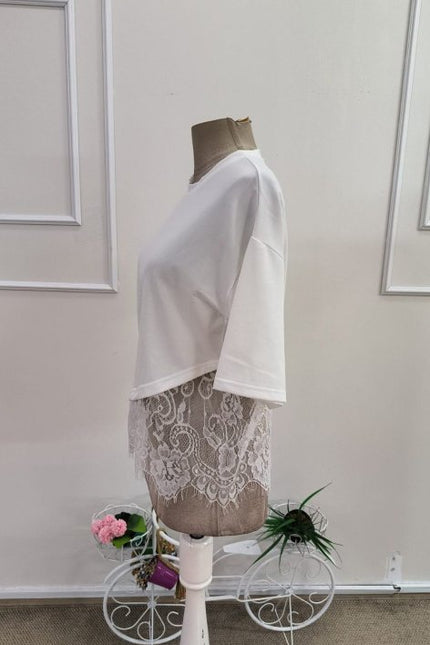 Tricou White Romance