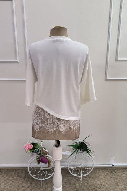 Tricou White Romance