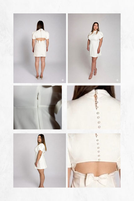 Rochie Mini Ivory Atlas
