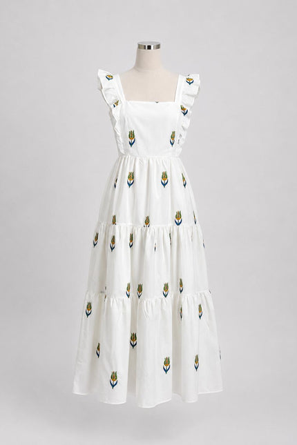 Rochie Midi Blossom White